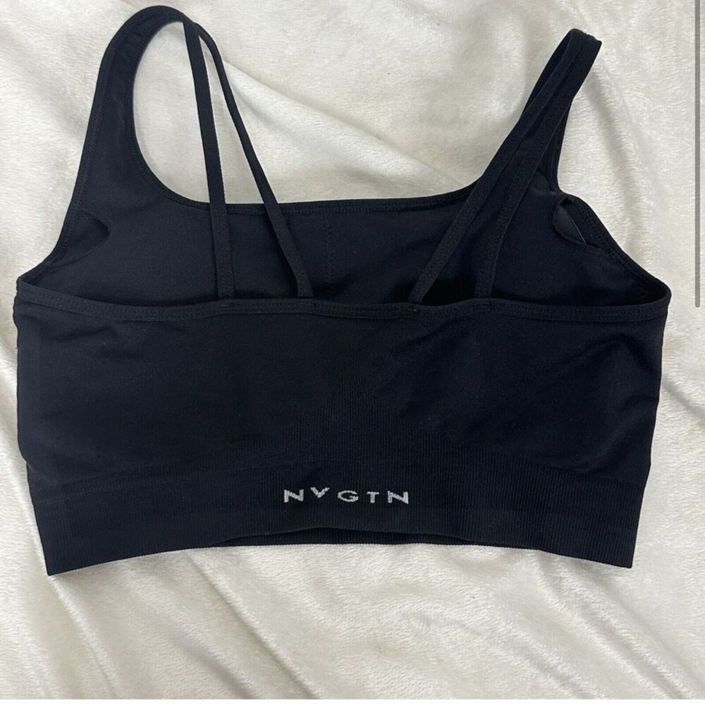 Nvgtn sports bra. No size indicated but fits like a medium